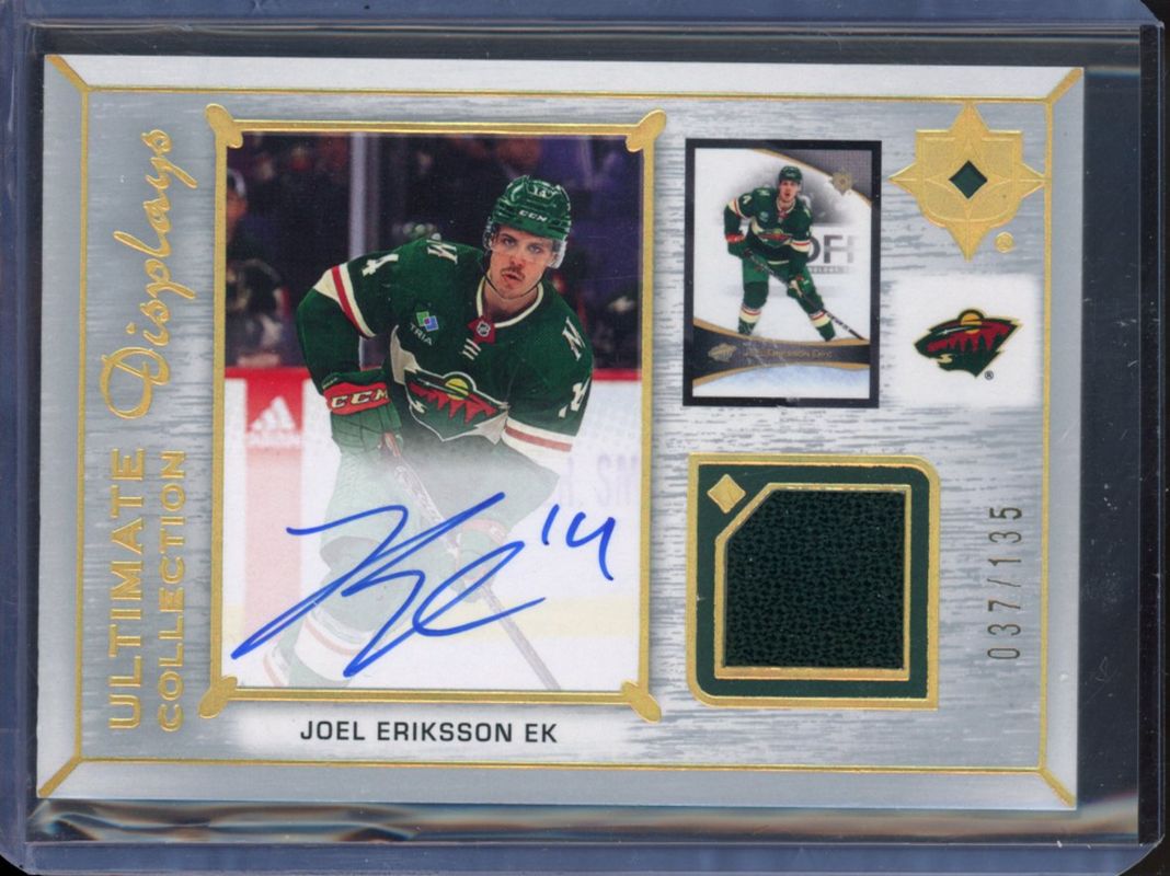 2022 Upper Deck Ultimate Collection #UDA-JE Ultimate Displays - Auto Jersey /99