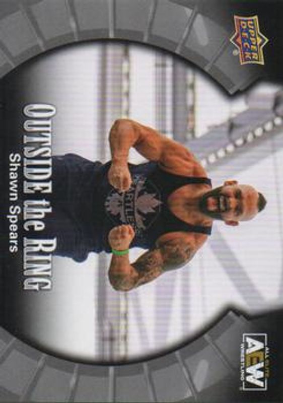 2022 Upper Deck AEW #OTR-7 Outside the Ring Silver