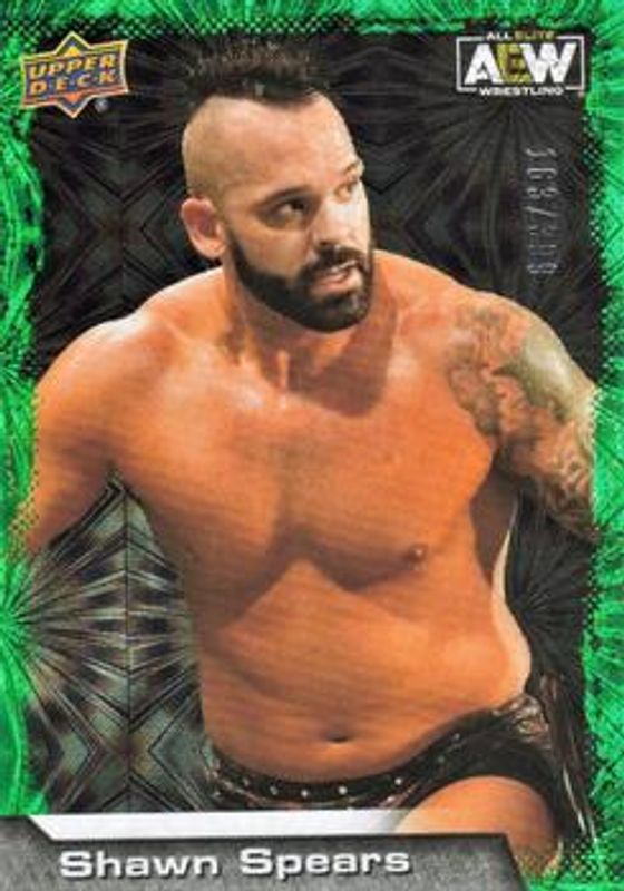 2022 Upper Deck AEW #71 Green Pyro /399