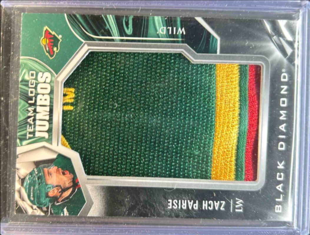 2022 Upper Deck Black Diamond #TL-ZP Team Logo Jumbo Patches Manufactured - Relics