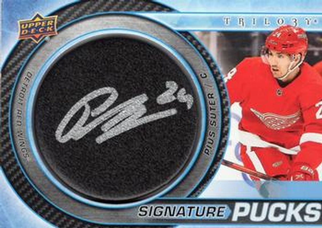 2022 Upper Deck Trilogy #SP-PS Signatures Pucks