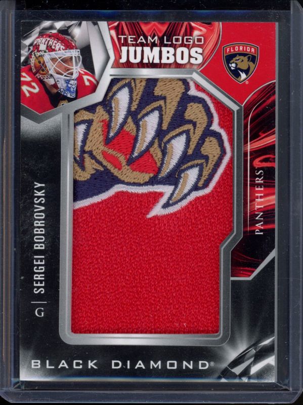 2022 Upper Deck Black Diamond #TL-SB Team Logo Jumbo Patches Manufactured Relics Retro Logo
