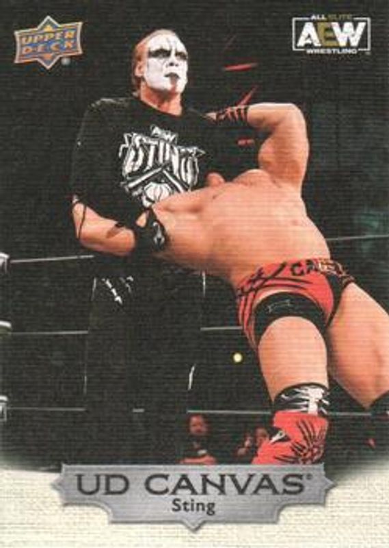 2022 Upper Deck AEW #C37 UD Canvas