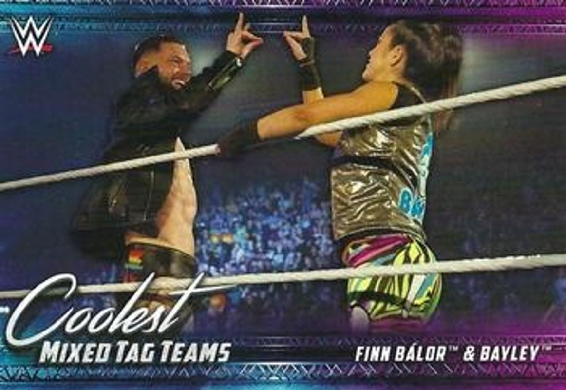 2021 Topps WWE #MT-2 Coolest Mixed Tag Teams