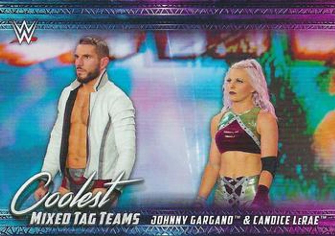2021 Topps WWE #MT-10 Coolest Mixed Tag Teams