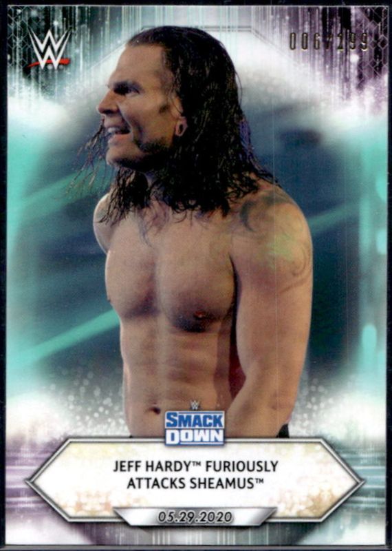 2021 Topps WWE #82 Aqua /299