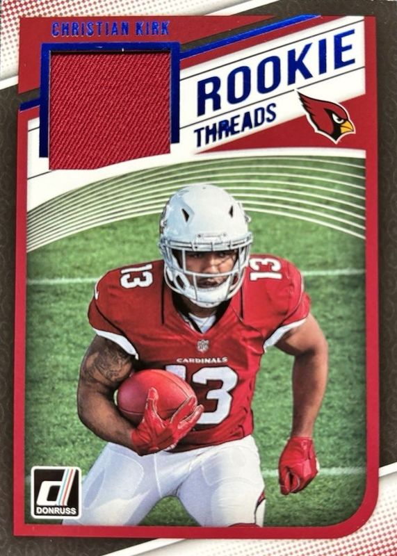 2018 Donruss #13 Rookie Threads - Blue