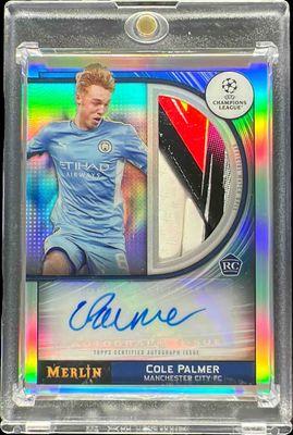 2021 Topps Merlin Chrome UEFA Champions League #MB-CP Merlin's Match Ball Signatures