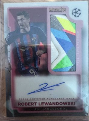 2021 Topps Merlin Chrome UEFA Champions League #MB-RL Merlin's Match Ball Signatures
