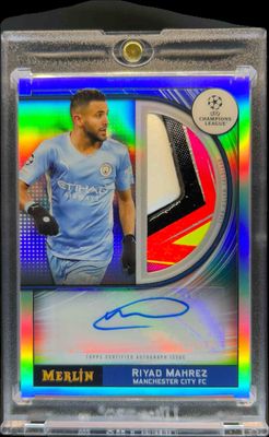 2021 Topps Merlin Chrome UEFA Champions League #MB-RM Merlin's Match Ball Signatures
