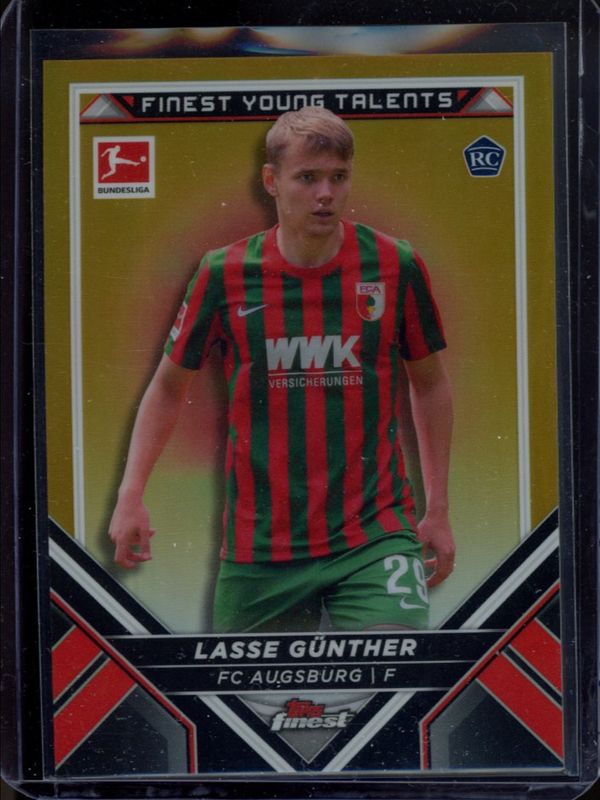 2021 Topps Finest Bundesliga #FY-LG Finest Young Talents - Gold Refractor /50