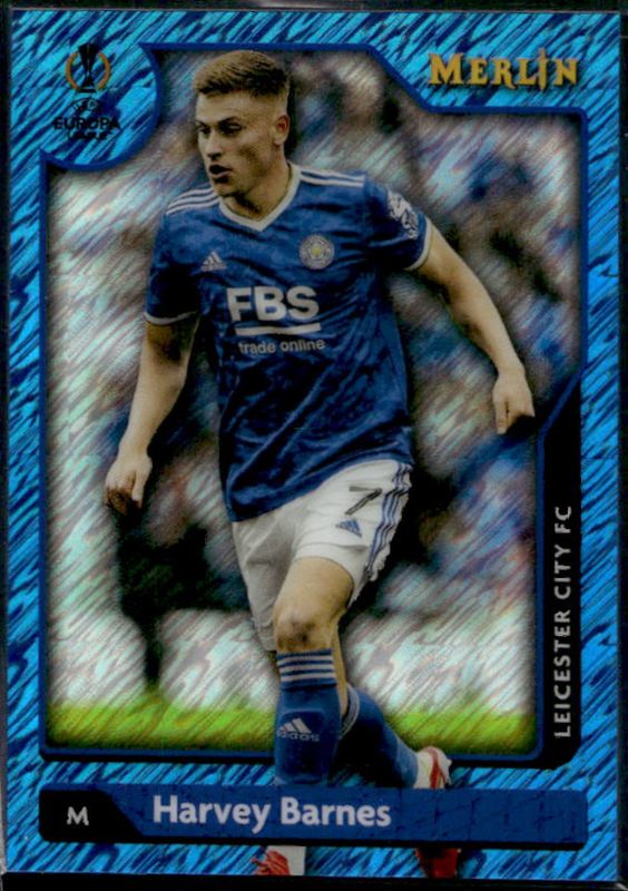 2021 Topps Merlin Chrome UEFA Champions League #121 Blue Shimmer Refractor /75