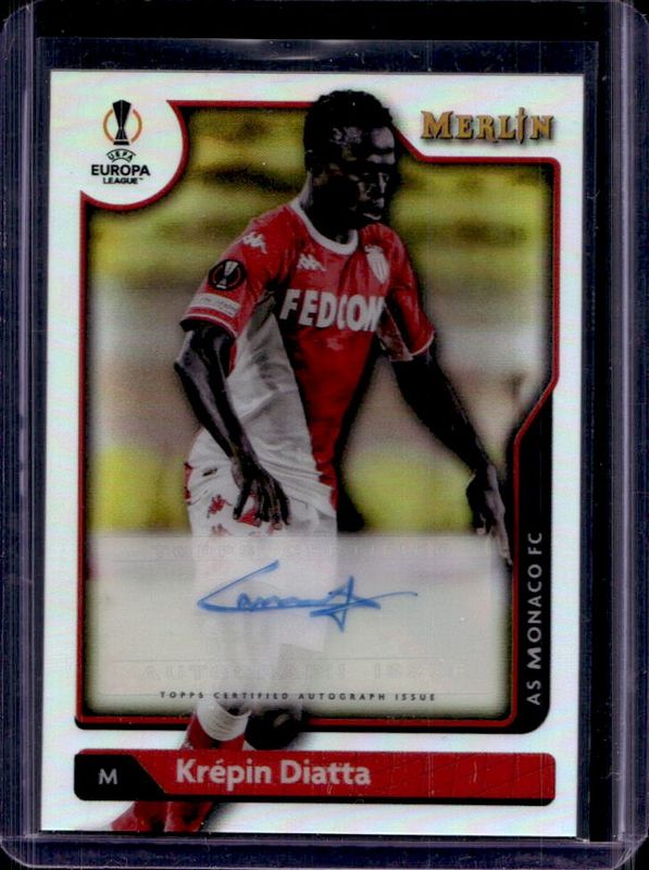 2021 Topps Merlin Chrome UEFA Champions League #A-DI Autographs