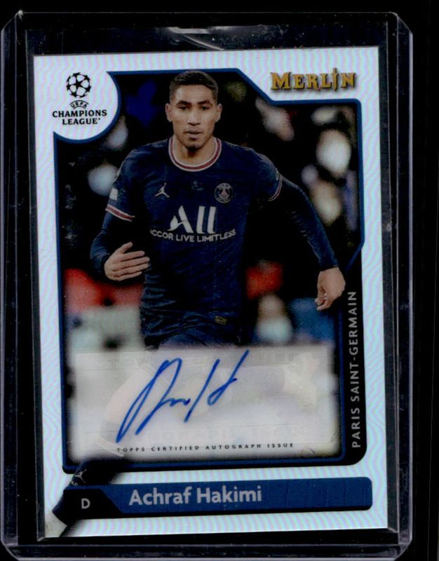 2021 Topps Merlin Chrome UEFA Champions League #A-AH Autographs