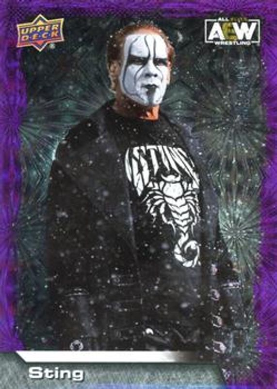 2022 Upper Deck AEW #76 Purple Pyro /199