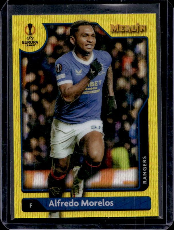 2021 Topps Merlin Chrome UEFA Champions League #108 Yellow Wave Refractor /225