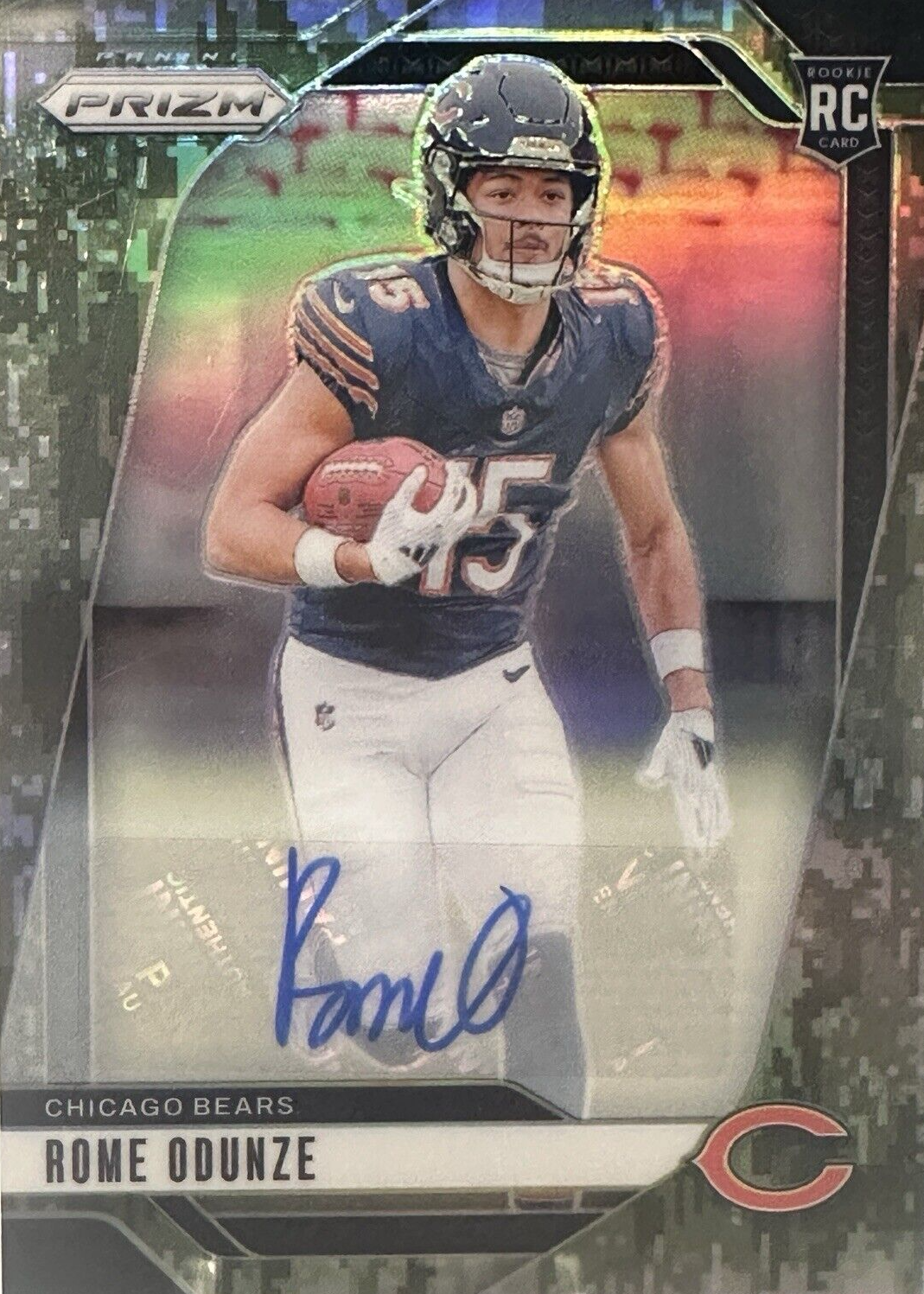 Rome Odunze 2024 Prizm #385 Rookie Autographs - Camo /25 Price