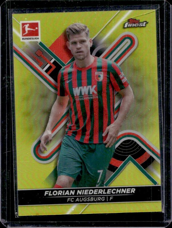 2021 Topps Finest Bundesliga #8 Yellow Refractor /350