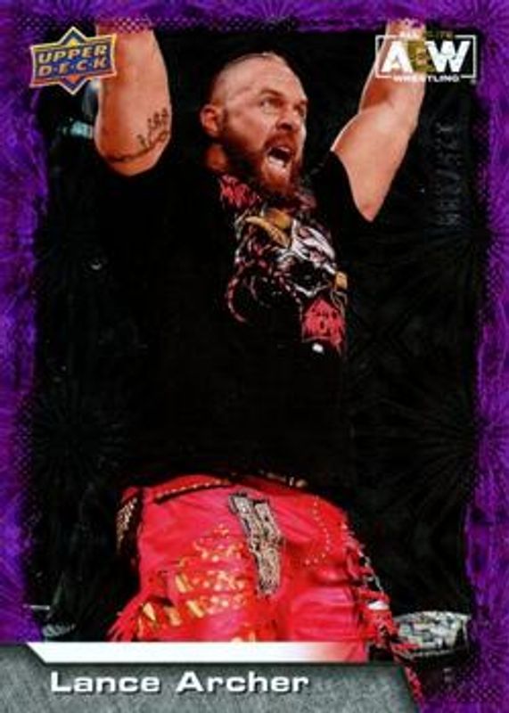 2022 Upper Deck AEW #34 Purple Pyro /199