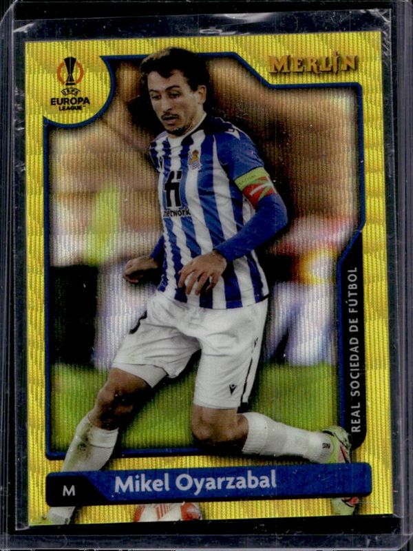 2021 Topps Merlin Chrome UEFA Champions League #37 Yellow Wave Refractor /225