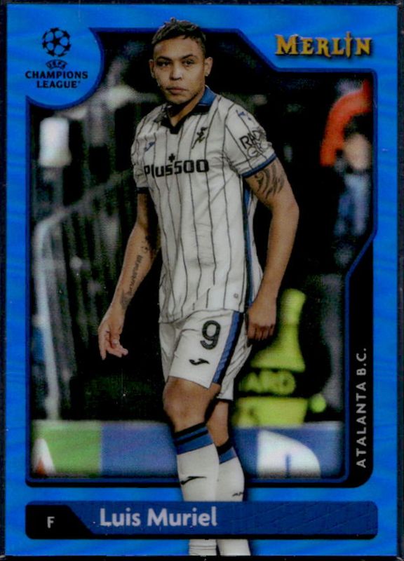 2021 Topps Merlin Chrome UEFA Champions League #24 Blue Refractor /75