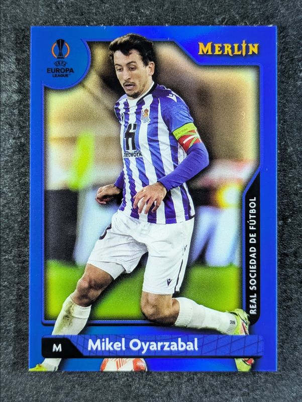 2021 Topps Merlin Chrome UEFA Champions League #37 Blue Refractor /75