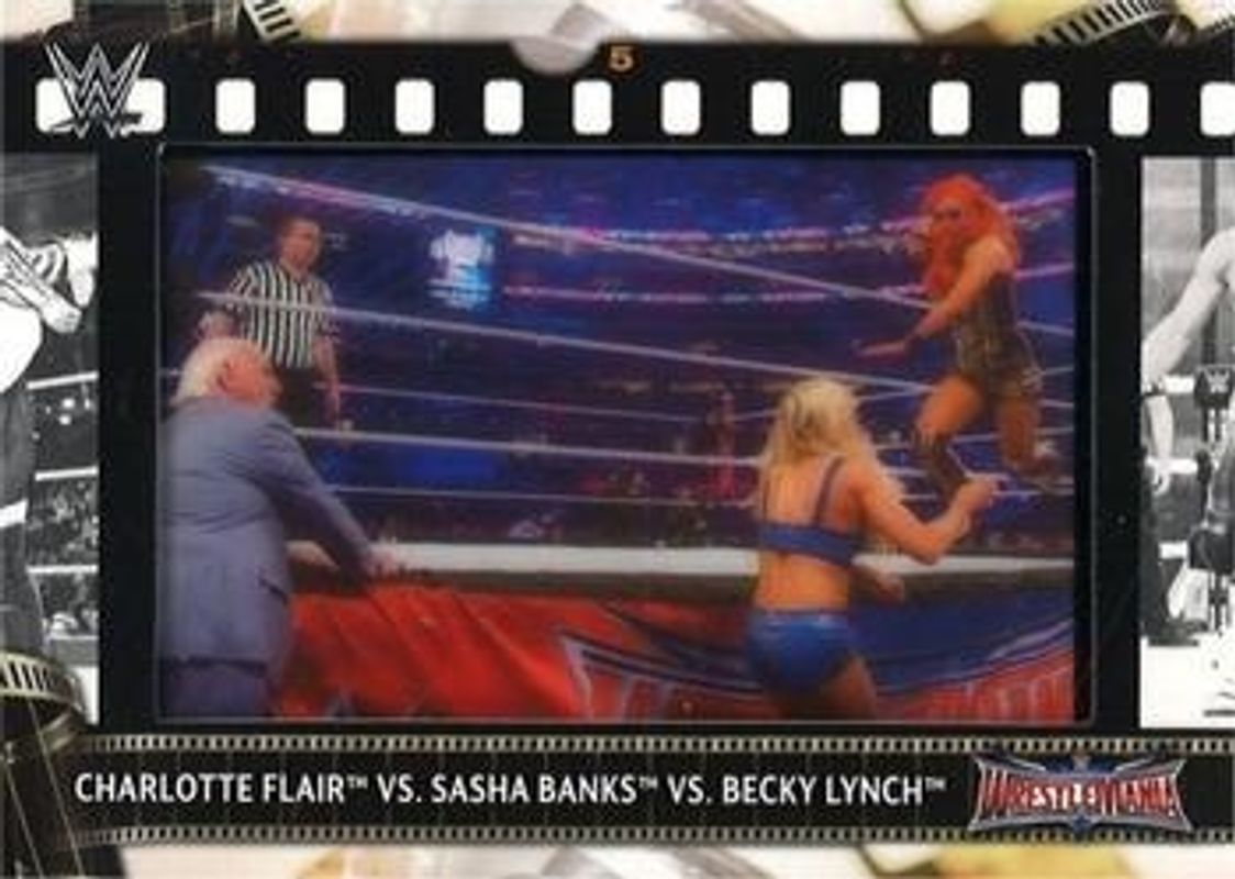 2021 Topps WWE #FS-FBL Match Film Strips Manufactured Relics