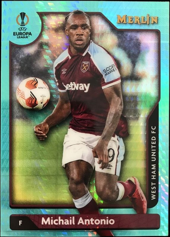 2021 Topps Merlin Chrome UEFA Champions League #87 Aqua Prism Refractor