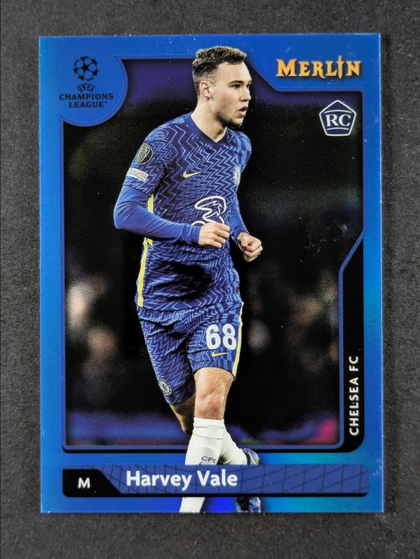2021 Topps Merlin Chrome UEFA Champions League #58 Blue Refractor /75