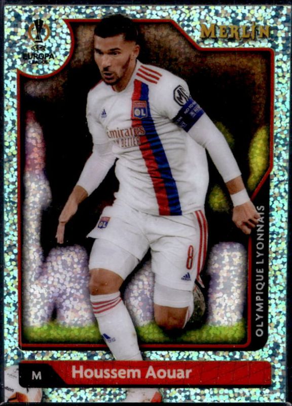 2021 Topps Merlin Chrome UEFA Champions League #18 Aqua Speckle Refractor /199
