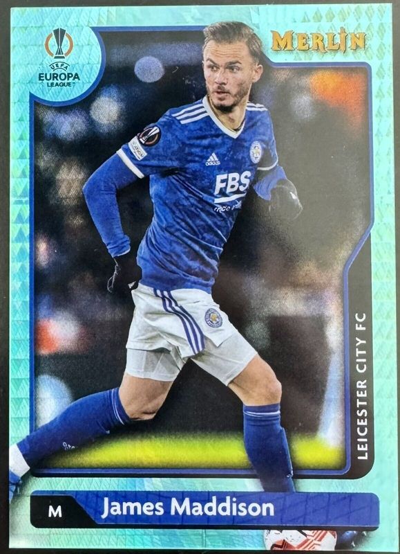 2021 Topps Merlin Chrome UEFA Champions League #21 Aqua Prism Refractor