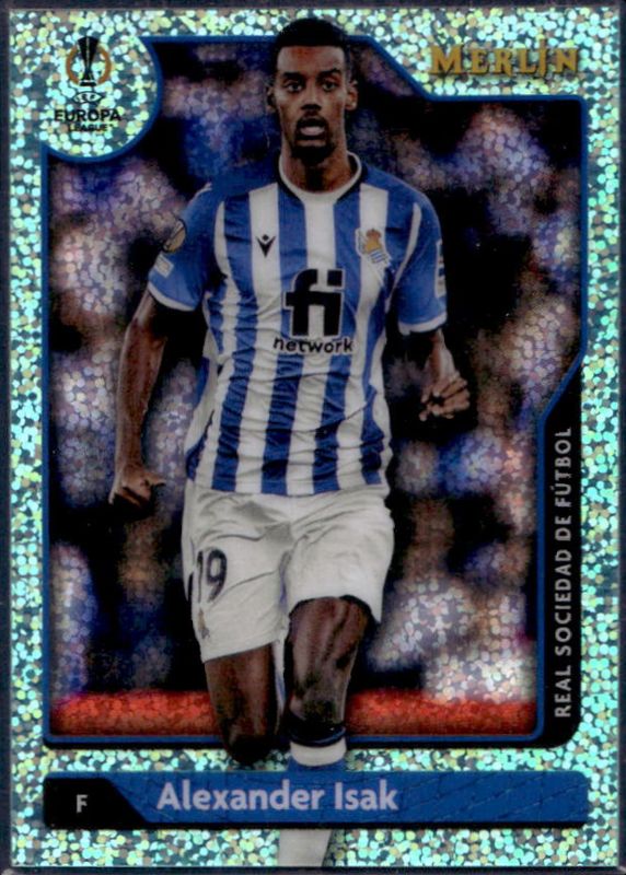 2021 Topps Merlin Chrome UEFA Champions League #91 Aqua Speckle Refractor /199