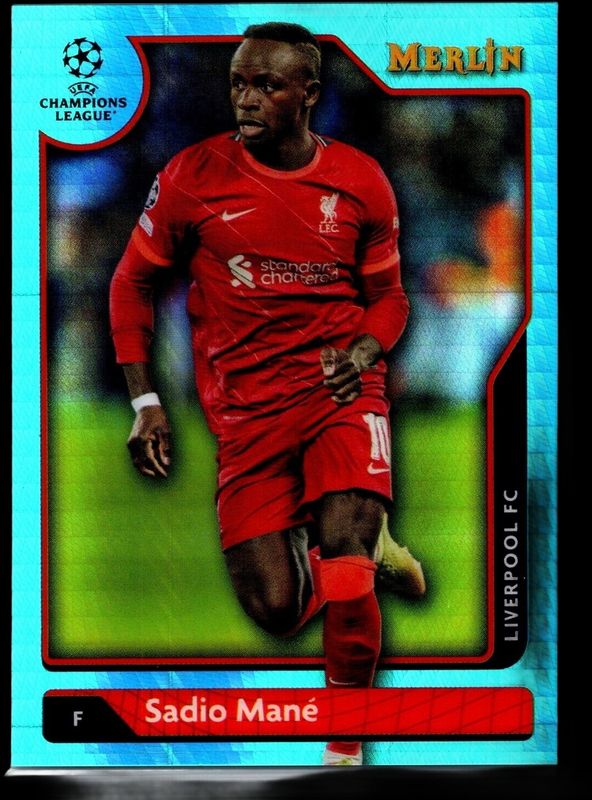 2021 Topps Merlin Chrome UEFA Champions League #13 Aqua Prism Refractor