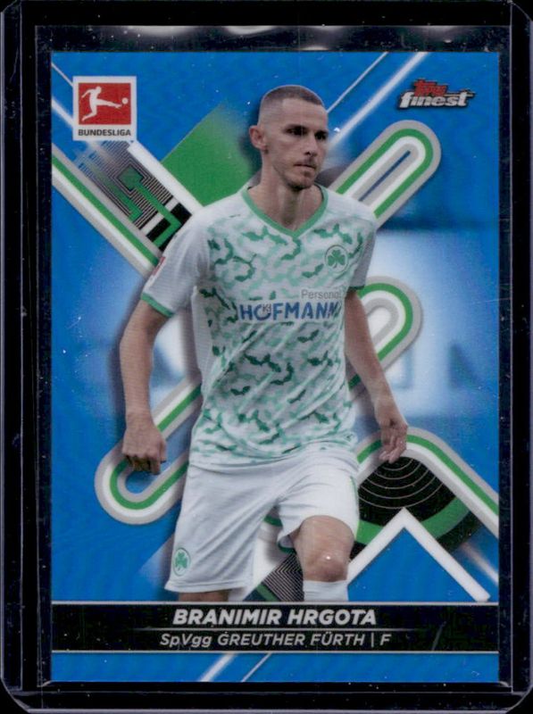 2021 Topps Finest Bundesliga #73 Blue Refractor /150