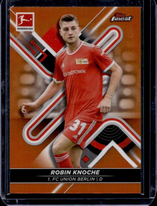 2021 Topps Finest Bundesliga #20 Orange Refractor /25