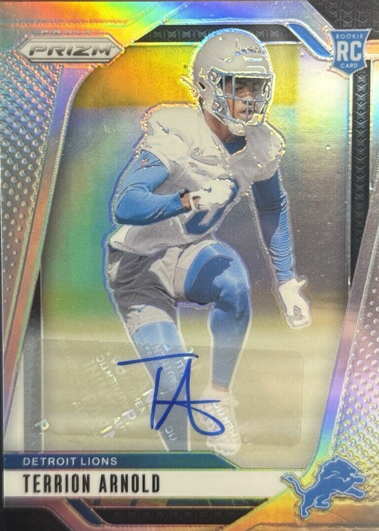 Terrion Arnold 2024 Prizm #389 Rookie Autographs - Silver