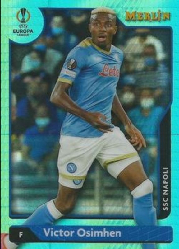 2021 Topps Merlin Chrome UEFA Champions League #84 Aqua Prism Refractor