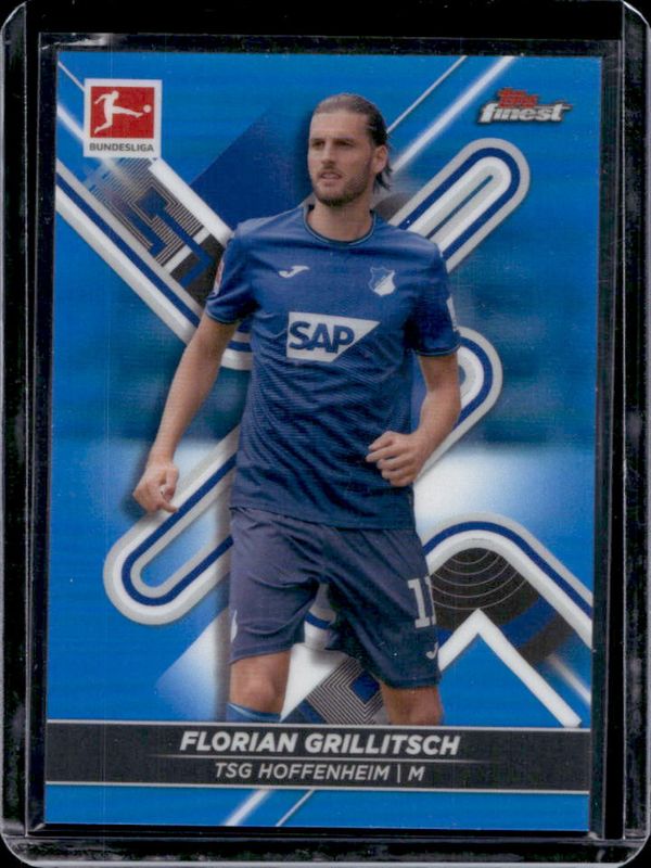 2021 Topps Finest Bundesliga #75 Blue Refractor /150