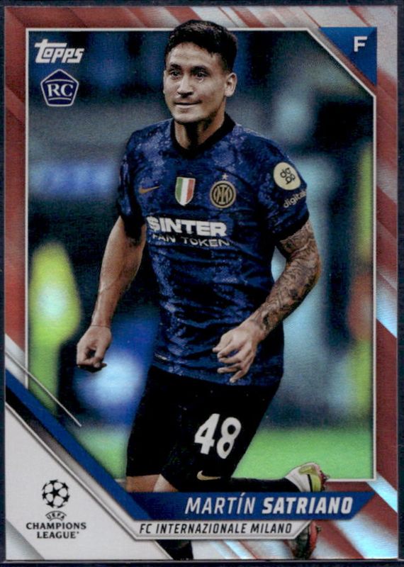 2021 Topps UEFA Champions League #40 Red Foil /5