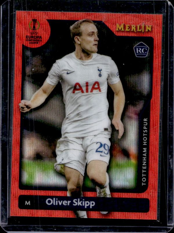 2021 Topps Merlin Chrome UEFA Champions League #29 Red Wave Refractor /5