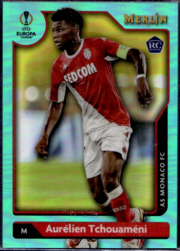 2021 Topps Merlin Chrome UEFA Champions League #17 Aqua Refractor /199