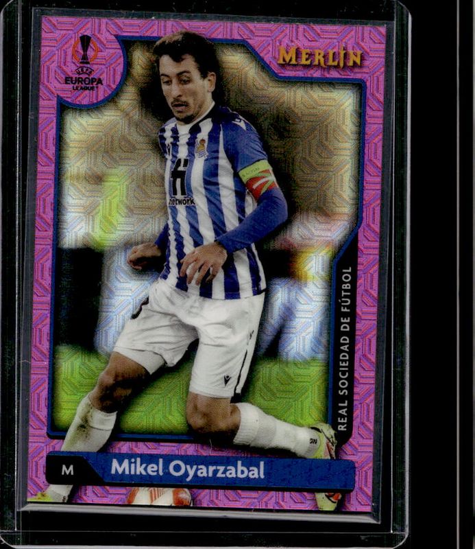 2021 Topps Merlin Chrome UEFA Champions League #37 Pink Mojo Refractor /275
