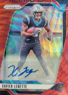 2024 Prizm #398 Rookie Autographs - Red Wave /149