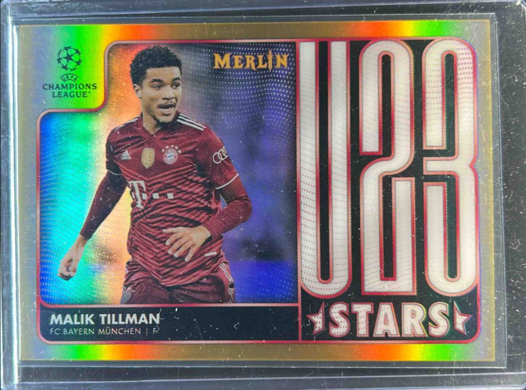 2021 Topps Merlin Chrome UEFA Champions League #U23-9 U23 Stars - Gold Refractor /50