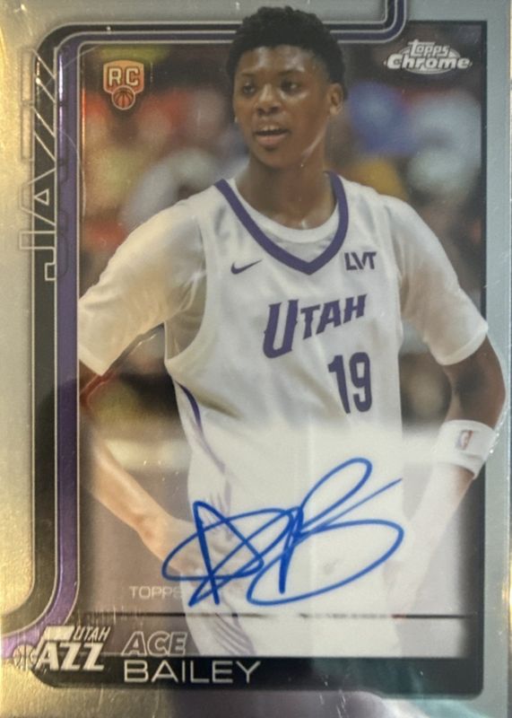 2025 Topps Chrome #TCAR-AB Chrome Rookie Autographs