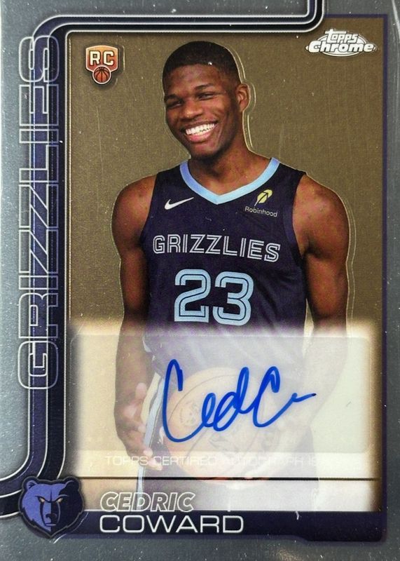 2025 Topps Chrome #TCAR-CC Chrome Rookie Autographs