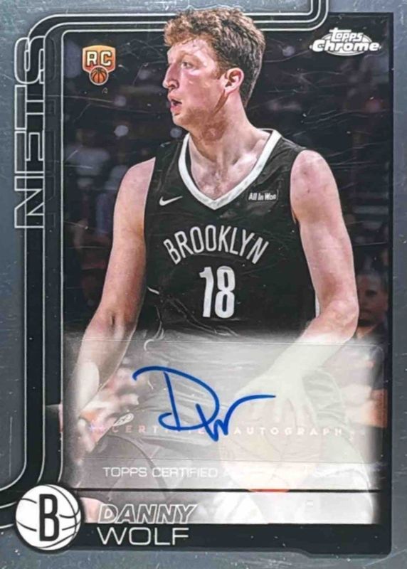 2025 Topps Chrome #TCAR-DW Chrome Rookie Autographs