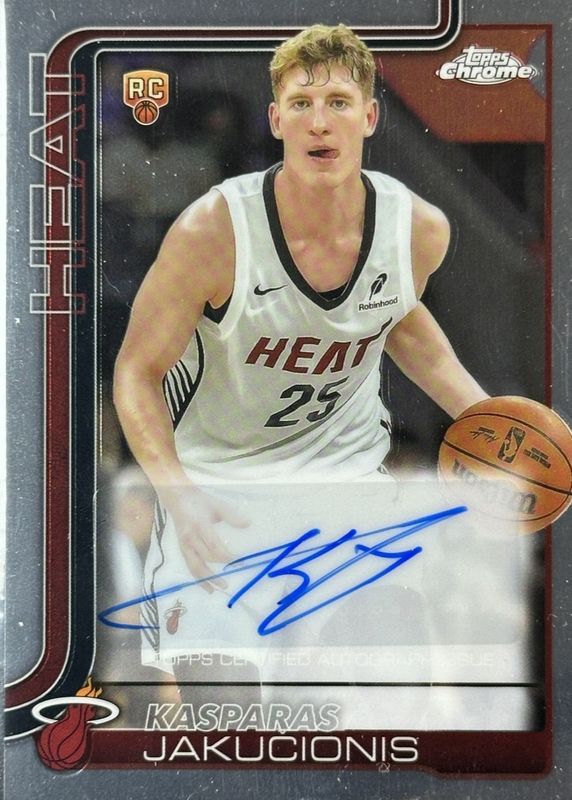 2025 Topps Chrome #TCAR-KAJ Chrome Rookie Autographs