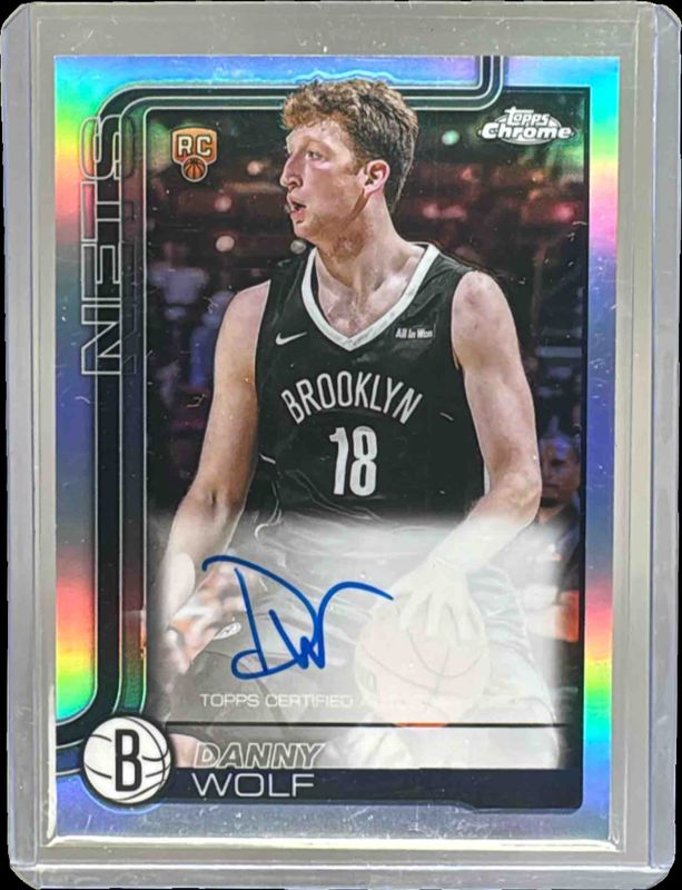 2025 Topps Chrome #TCAR-DW Chrome Rookie Autographs - Refractor
