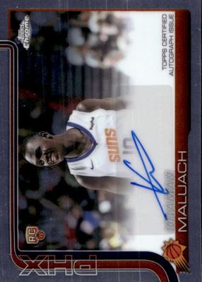 2025 Topps Chrome #TCAR-KM Chrome Rookie Autographs